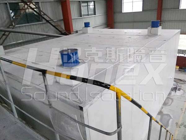 浙江紫晶礦業(yè)濕式球磨機噪聲治理案例照片