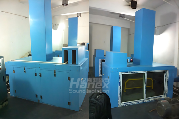 株洲某污水處理廠羅茨風機隔聲罩項目案例